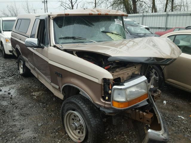 1FTEX14N7NKB48588 - 1992 FORD F150 TAN photo 1