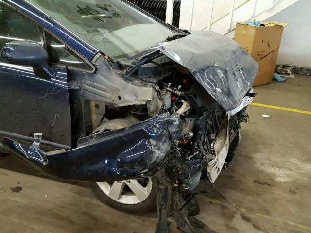 1HGFA16826L106422 - 2006 HONDA CIVIC EX BLUE photo 9