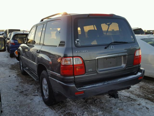 JT6HT00W8X0061533 - 1999 LEXUS LX 470 GRAY photo 3