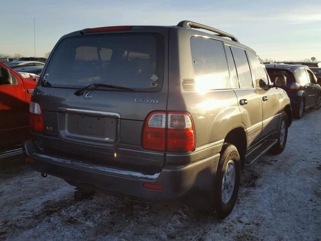 JT6HT00W8X0061533 - 1999 LEXUS LX 470 GRAY photo 4