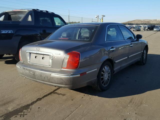 KMHFU45E74A363823 - 2004 HYUNDAI XG 350 GRAY photo 4