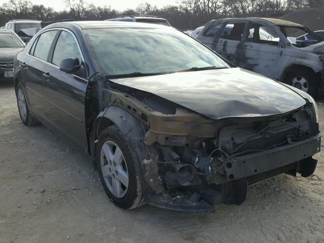 1G1ZG57B68F234698 - 2008 CHEVROLET MALIBU LS BLACK photo 1