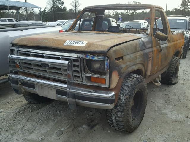 1FMEU15H9FLA12133 - 1985 FORD BRONCO U10 BROWN photo 2