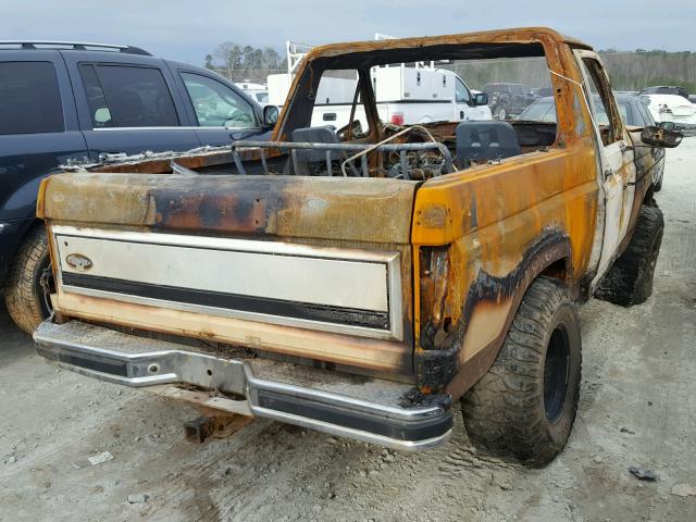 1FMEU15H9FLA12133 - 1985 FORD BRONCO U10 BROWN photo 4