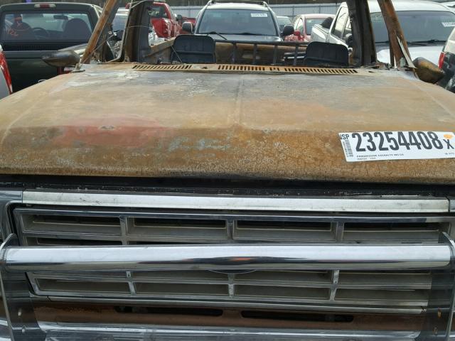 1FMEU15H9FLA12133 - 1985 FORD BRONCO U10 BROWN photo 7