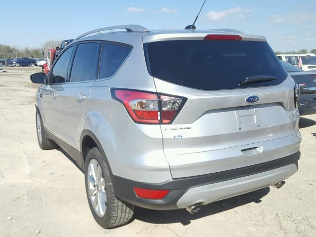 1FMCU0JD0HUC19415 - 2017 FORD ESCAPE TIT SILVER photo 3