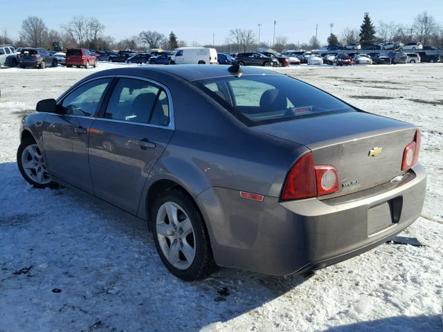 1G1ZB5E00CF205237 - 2012 CHEVROLET MALIBU LS BROWN photo 3