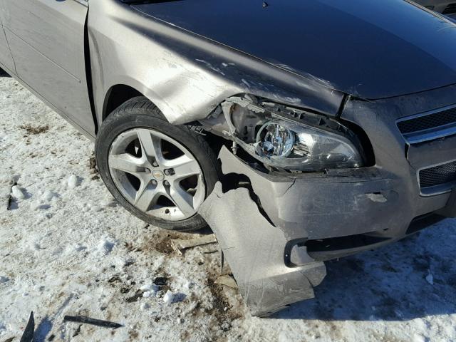 1G1ZB5E00CF205237 - 2012 CHEVROLET MALIBU LS BROWN photo 9