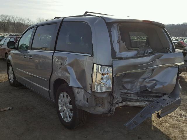 2C4RC1BG8DR742964 - 2013 CHRYSLER TOWN & COU SILVER photo 3