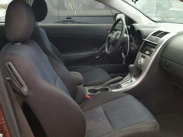 JTKDE177350062777 - 2005 TOYOTA SCION TC 栗色 照片 5