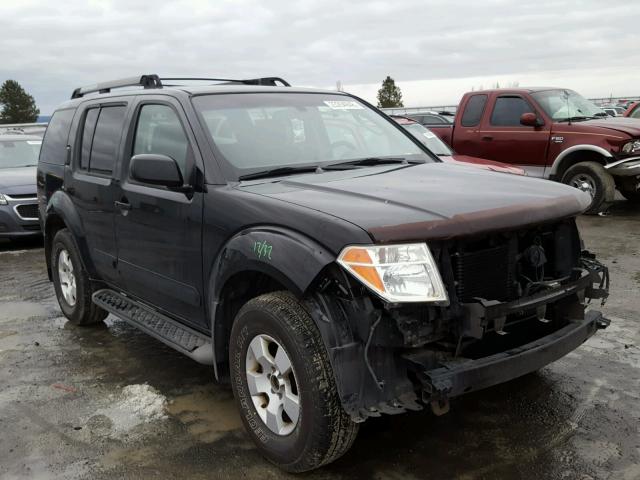 5N1AR18W55C745336 - 2005 NISSAN PATHFINDER BLACK photo 1