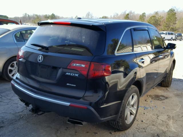 2HNYD2H22DH502268 - 2013 ACURA MDX BLACK photo 4