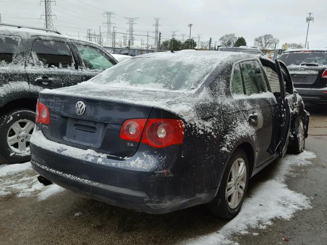 3VWRF71K97M031198 - 2007 VOLKSWAGEN JETTA 2.5 BLUE photo 4