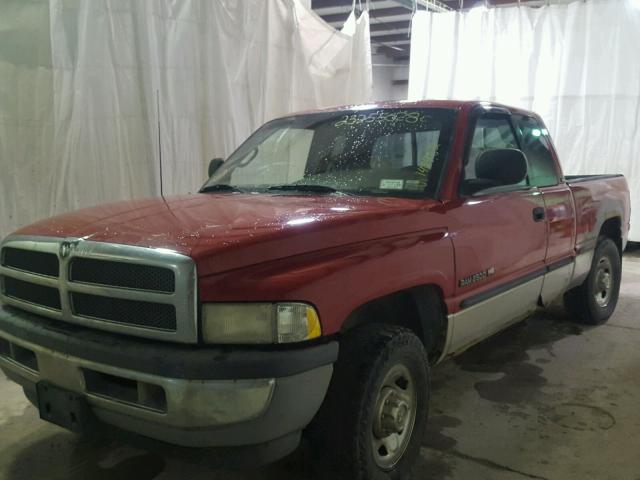 1B7KC23Z7WJ139244 - 1998 DODGE RAM 2500 RED photo 2