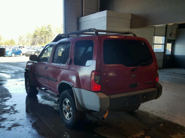 5N1ED28Y5YC558769 - 2000 NISSAN XTERRA XE RED photo 3