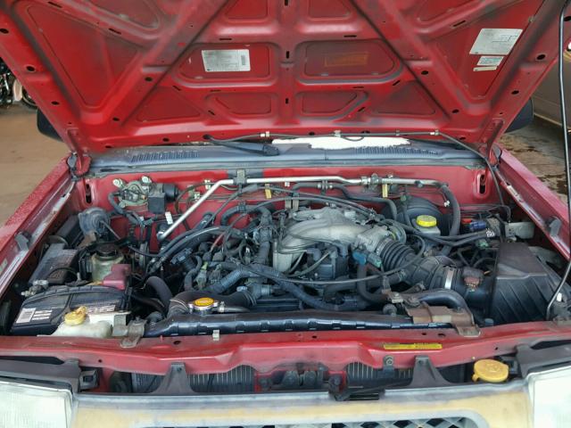 5N1ED28Y5YC558769 - 2000 NISSAN XTERRA XE RED photo 7