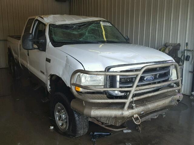 1FTSW31P34EB77249 - 2004 FORD F350 SRW S WHITE photo 1