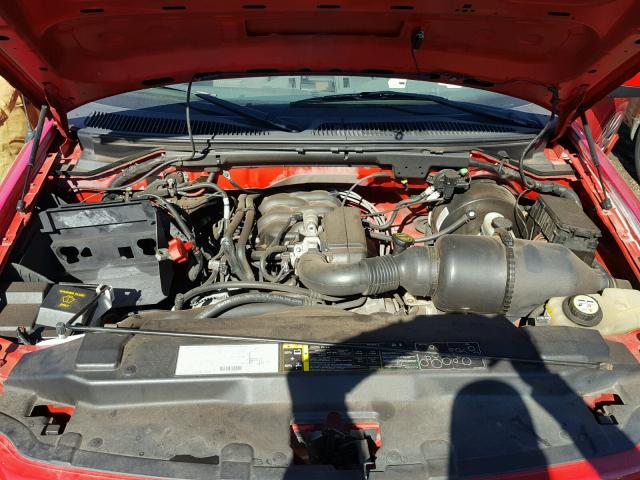 2FTRF17263CA52197 - 2003 FORD F150 RED photo 7