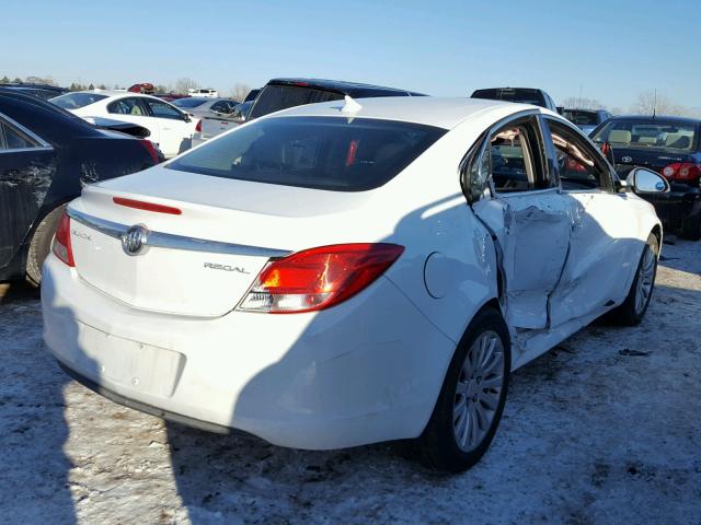 2G4GR5EK9C9137228 - 2012 BUICK REGAL WHITE photo 4