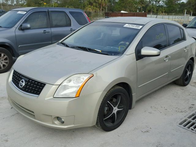 3N1AB61E58L658068 - 2008 NISSAN SENTRA 2.0 BEIGE photo 2