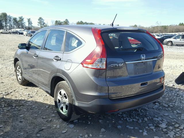 3CZRM3H39EG704724 - 2014 HONDA CR-V LX CHARCOAL photo 3