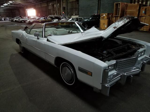 6L67S50245012 - 1975 CADILLAC ELDORADO WHITE photo 1