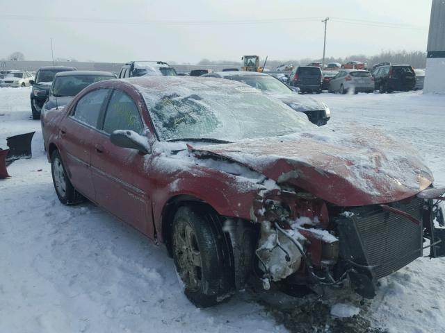 1B3EJ56U01N733813 - 2001 DODGE STRATUS ES RED photo 1