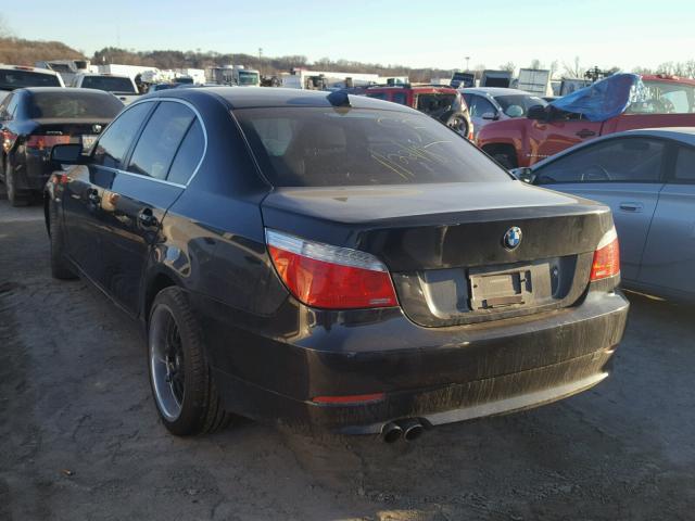 WBANV93558CW56835 - 2008 BMW 535 XI BLACK photo 3