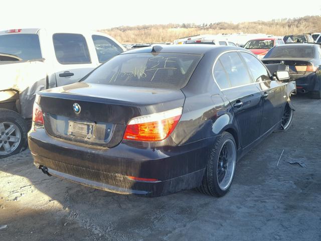 WBANV93558CW56835 - 2008 BMW 535 XI BLACK photo 4