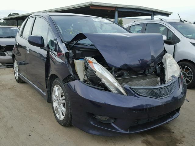 JHMGE88669S057892 - 2009 HONDA FIT SPORT BLUE photo 1