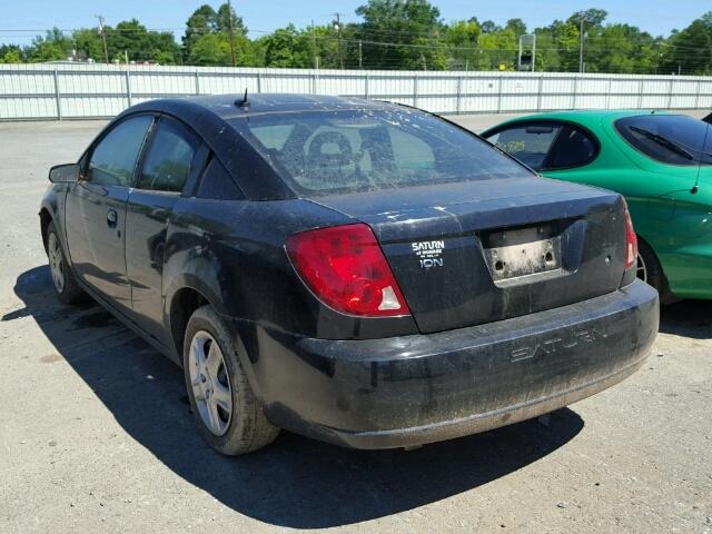 1G8AM15F37Z183650 - 2007 SATURN ION LEVEL BLACK photo 3