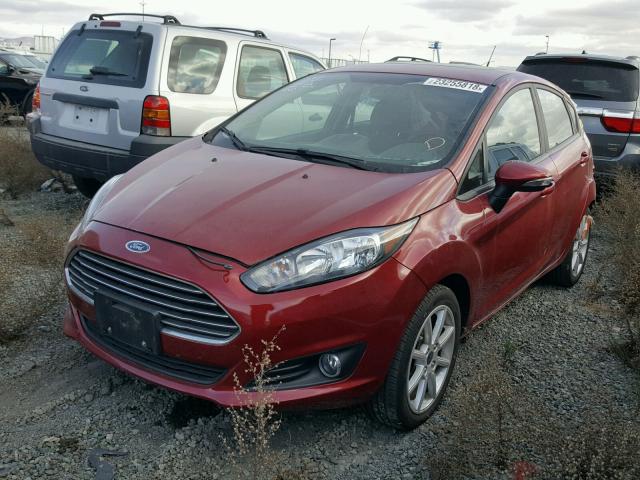 3FADP4EJ5FM190685 - 2015 FORD FIESTA SE RED photo 2