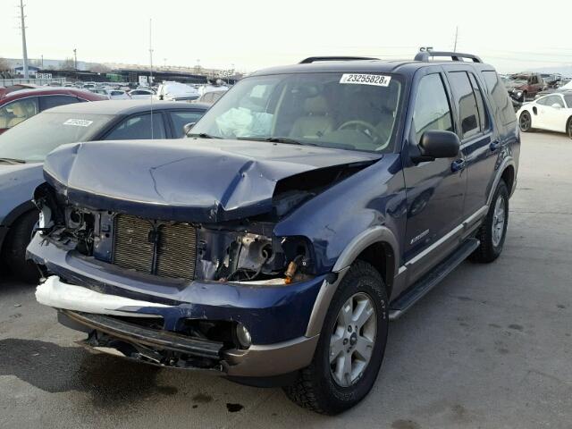 1FMDU74W34ZA90108 - 2004 FORD EXPLORER E BLUE photo 2