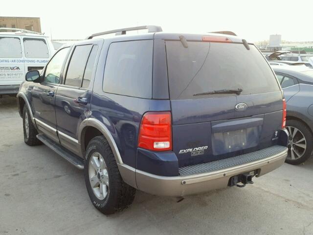 1FMDU74W34ZA90108 - 2004 FORD EXPLORER E BLUE photo 3