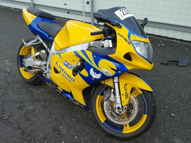 JS1GR7HA512106986 - 2001 SUZUKI GSX-R750 YELLOW photo 1