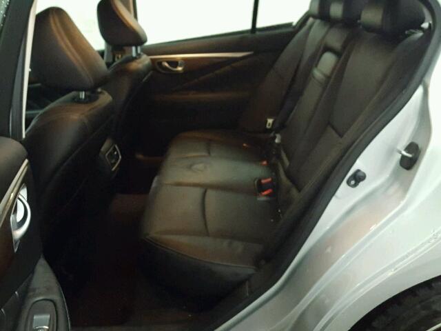 JN1BV7ARXEM688186 - 2014 INFINITI Q50 BASE SILVER photo 6