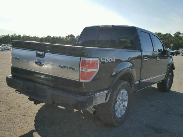 1FTPW14V39FA68084 - 2009 FORD F150 SUPER BLACK photo 4