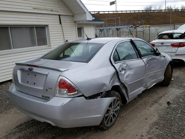 3FAHP08ZX9R172573 - 2009 FORD FUSION SEL SILVER photo 4