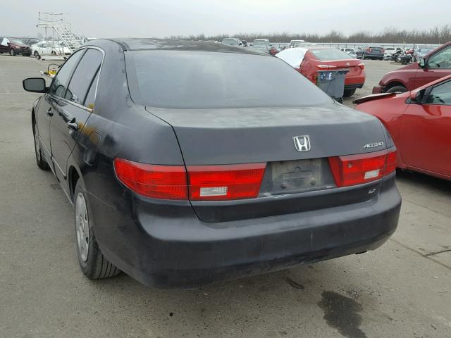 1HGCM56465A098883 - 2005 HONDA ACCORD LX BLACK photo 3