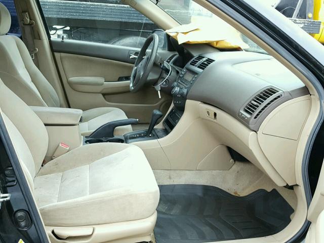 1HGCM56465A098883 - 2005 HONDA ACCORD LX BLACK photo 5