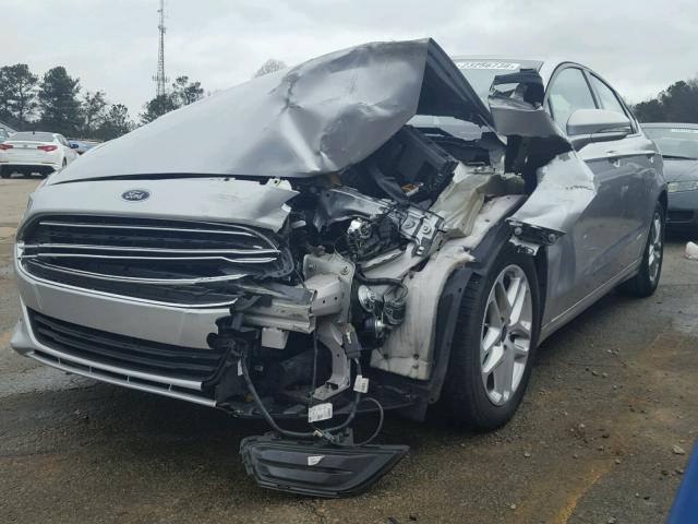 3FA6P0H78GR120958 - 2016 FORD FUSION SE SILVER photo 2