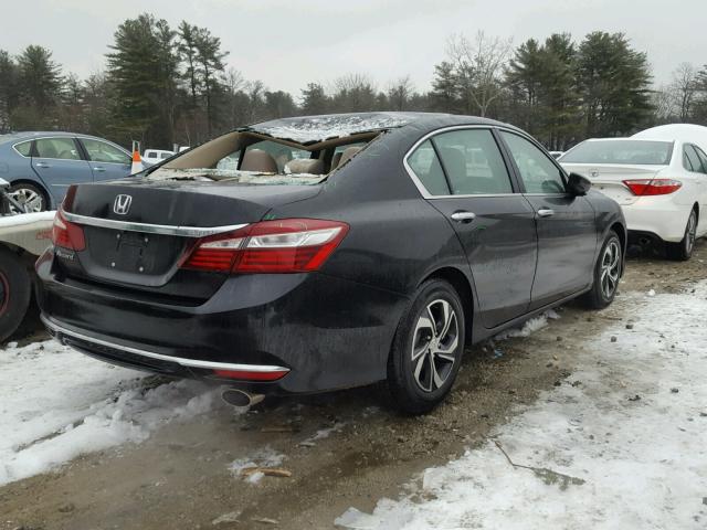 1HGCR2F34HA208423 - 2017 HONDA ACCORD LX BLACK photo 4