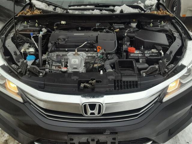 1HGCR2F34HA208423 - 2017 HONDA ACCORD LX BLACK photo 7