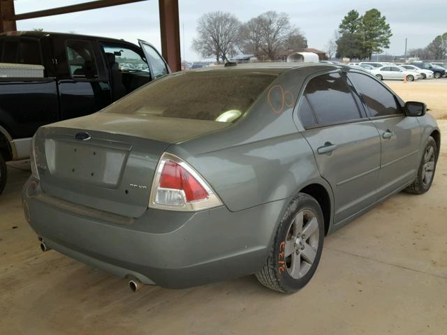 3FAHP07138R259841 - 2008 FORD FUSION SE GREEN photo 4