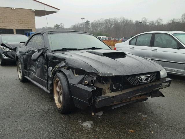 1FAFP45X74F123595 - 2004 FORD MUSTANG GT BLACK photo 1