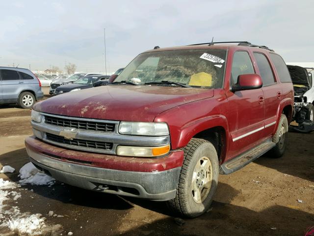 1GNEK13Z34J302888 - 2004 CHEVROLET TAHOE K150 MAROON photo 2