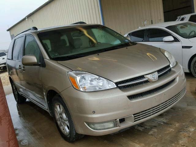 5TDZA22C14S077423 - 2004 TOYOTA SIENNA XLE TAN photo 1