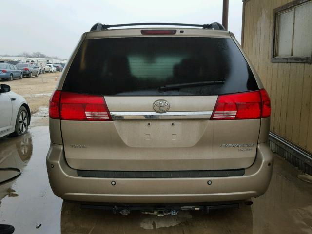 5TDZA22C14S077423 - 2004 TOYOTA SIENNA XLE TAN photo 10