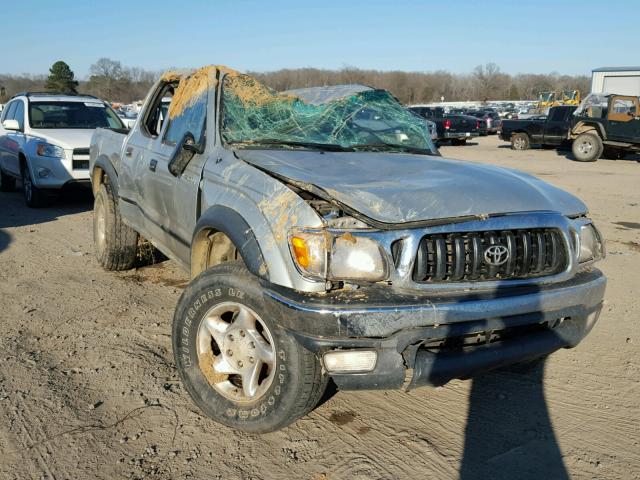 5TEGN92N43Z303171 - 2003 TOYOTA TACOMA DOU SILVER photo 1