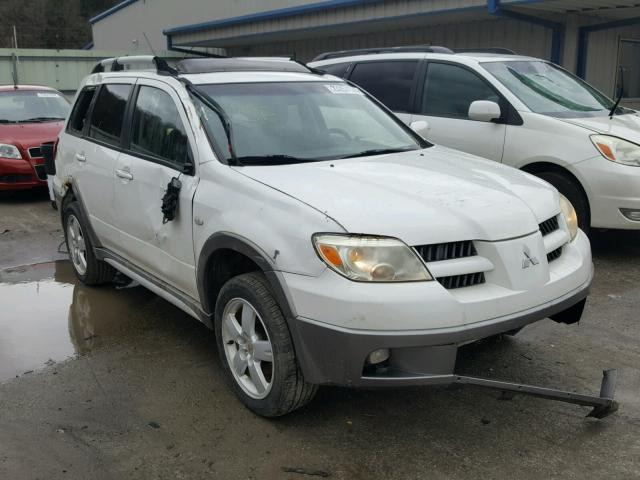 JA4LX41F95U022060 - 2005 MITSUBISHI OUTLANDER WHITE photo 1